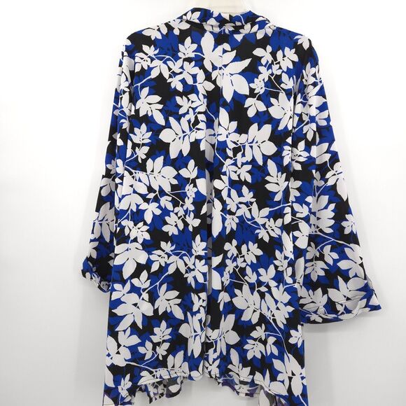 Catherines button up tunic top Plus Size 5X - Picture 13 of 15